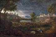 Nicolas Poussin Landschaft mit Pyramos und Thisbe oil on canvas